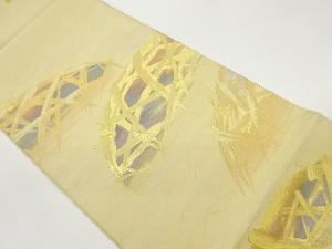 光悦垣・露芝模様織出し袋帯